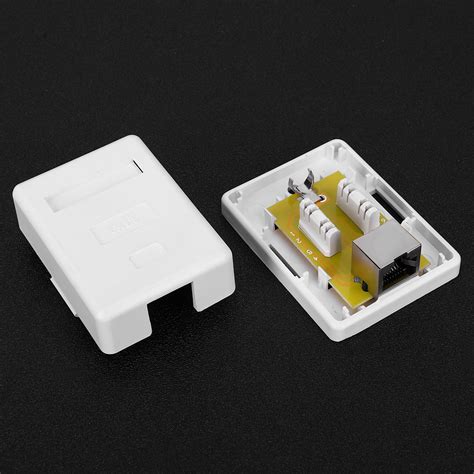 rj45 junction wiring box|rj45 surface mount box.